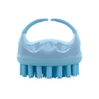 Scalppie Pro Silicon Hair Scalp Massager & Shampoo Brush Scrub - Hair Growth & Anti Dandruff - Blue | Grocsy