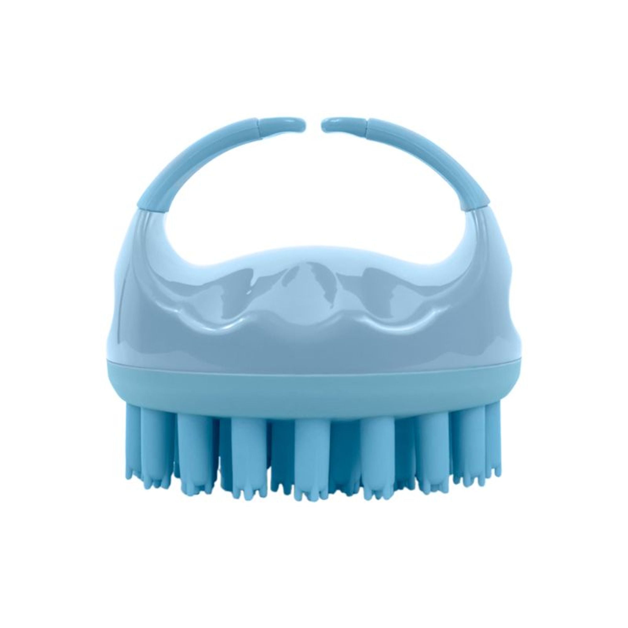 Scalppie Pro Silicon Hair Scalp Massager & Shampoo Brush Scrub - Hair Growth & Anti Dandruff - Blue | Grocsy