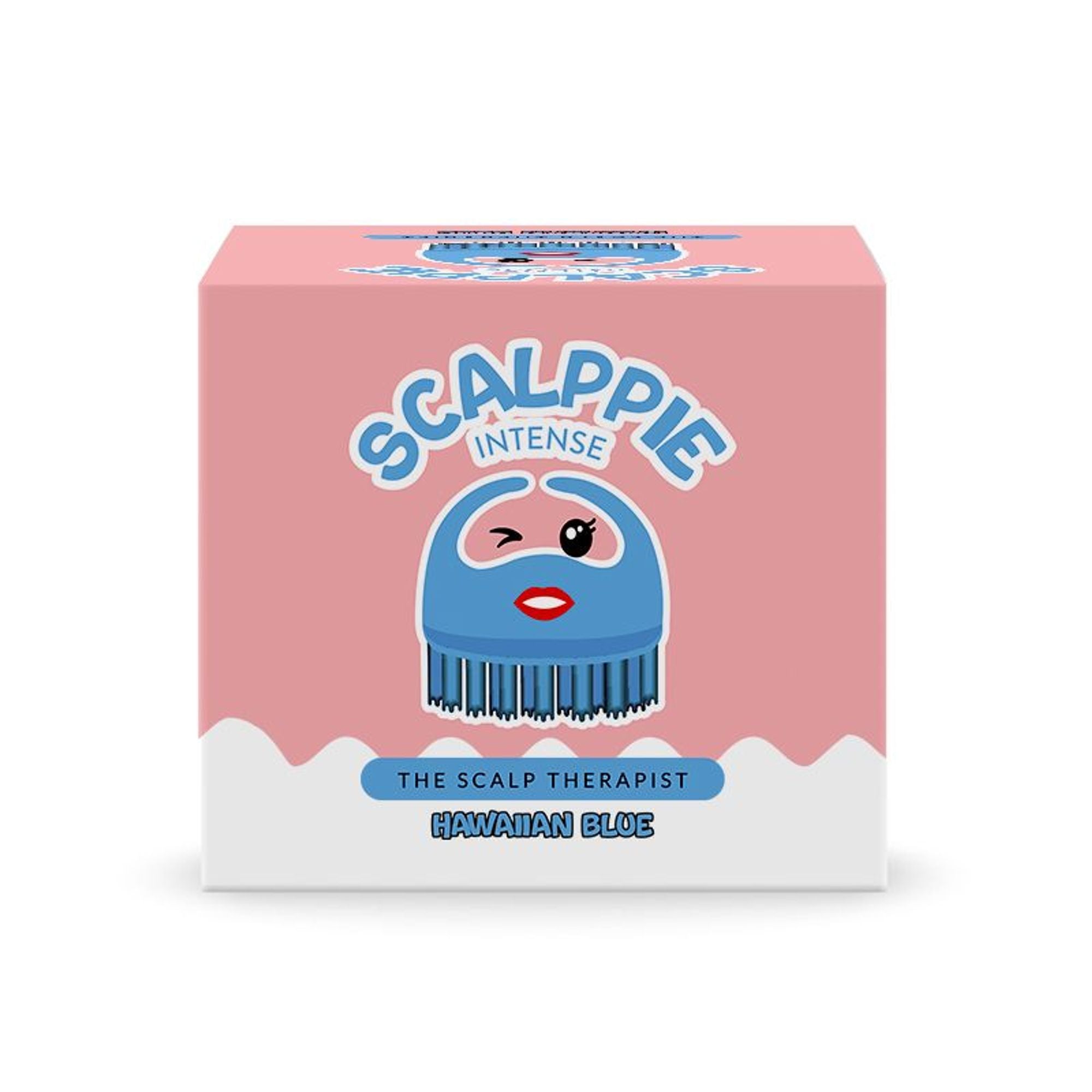 Scalppie Pro Silicon Hair Scalp Massager & Shampoo Brush Scrub - Hair Growth & Anti Dandruff - Blue | Grocsy