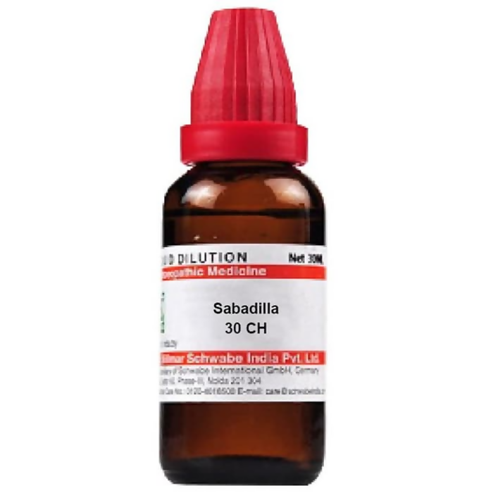 Dr. Willmar Schwabe India Sabadilla Dilution | Grocsy