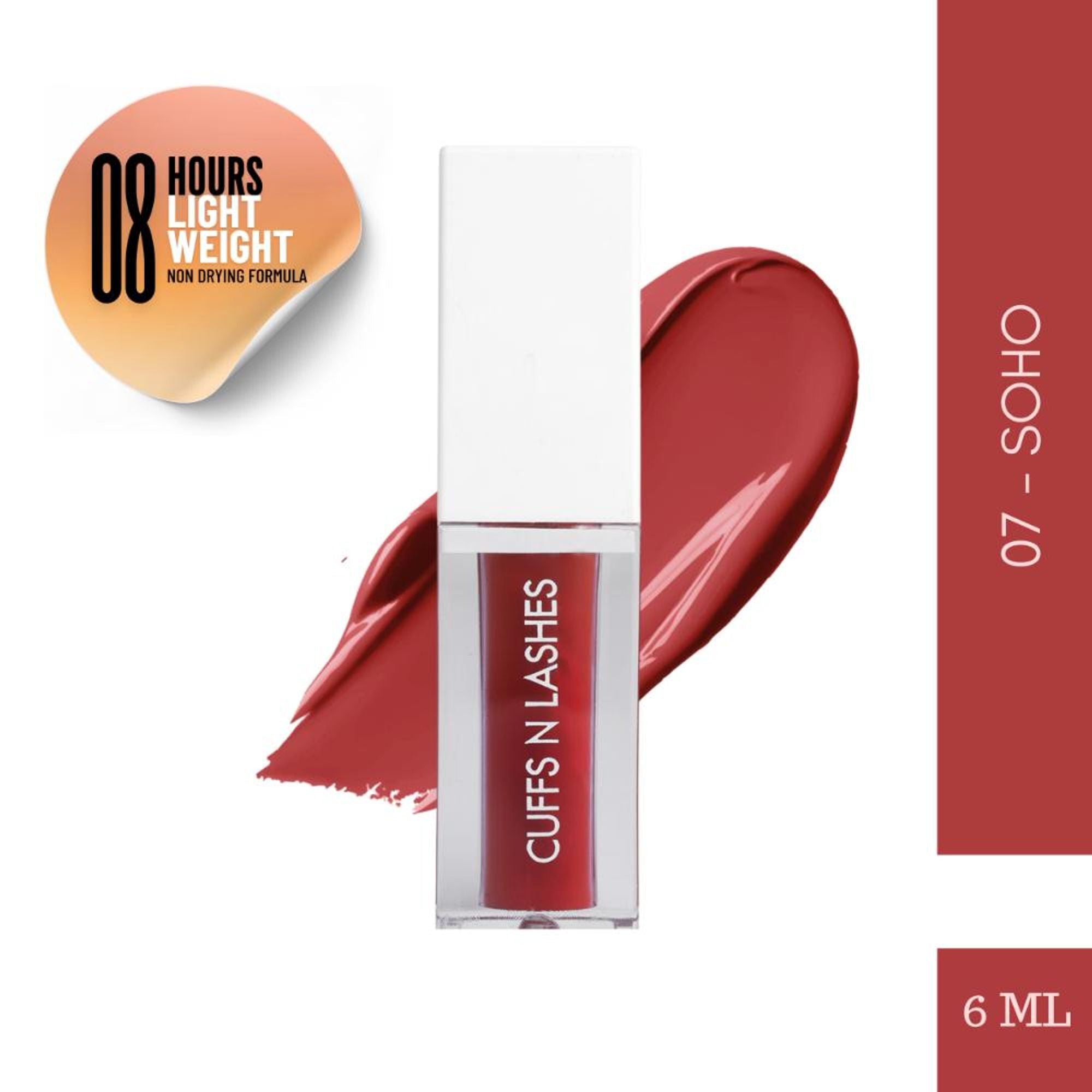 CUFFS N LASHES Matte Liquid Lipstick - 07 Soho | Grocsy