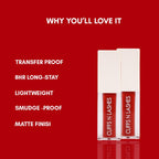 CUFFS N LASHES Matte Liquid Lipstick - 08 2015 | Grocsy