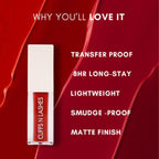 CUFFS N LASHES Matte Liquid Lipstick - 18 Luxe | Grocsy