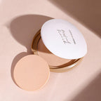 CUFFS N LASHES Perfect Finish Pressed Powder Compact With SPF 15 - 04 Golden Caramel | Grocsy