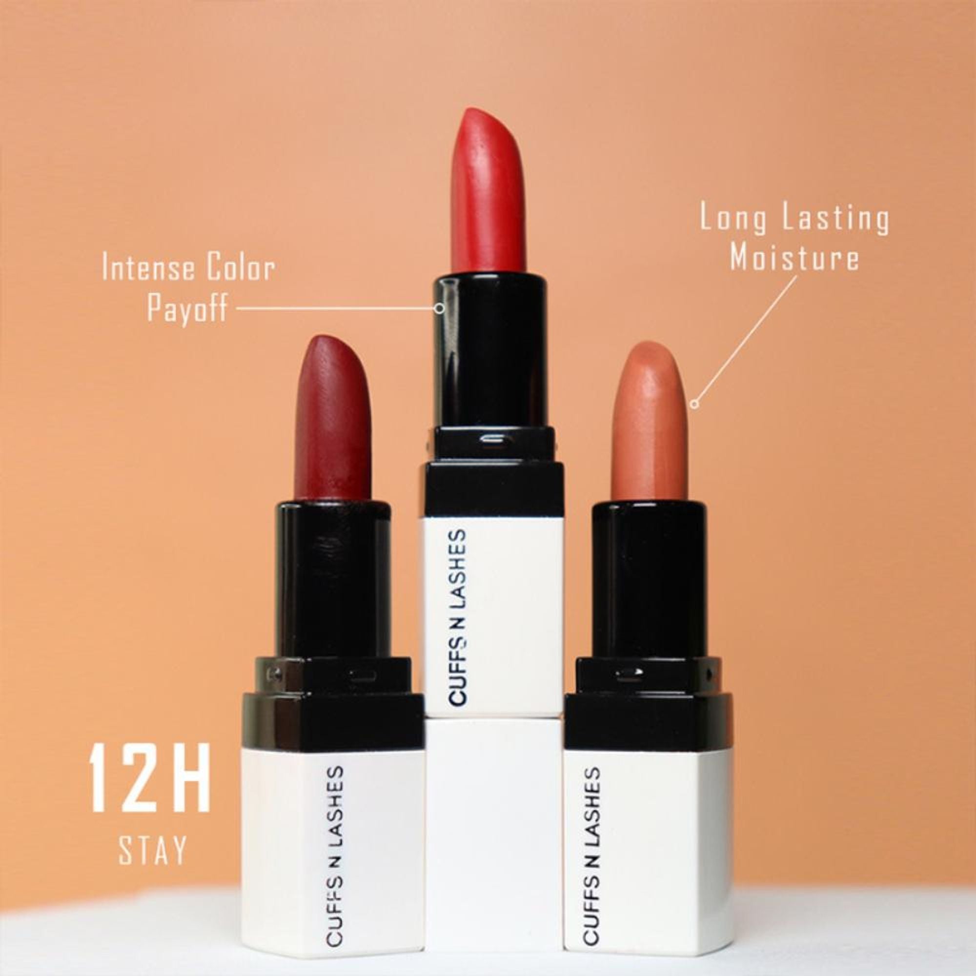 CUFFS N LASHES Doodle Lipstick Set - Set 01 | Grocsy