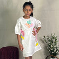 ArthLife Off-White Donuts Embroidered Dress | Grocsy