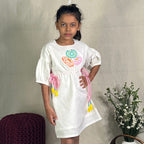 ArthLife Off-White Donuts Embroidered Dress | Grocsy