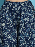 TAG 7 Women Paisley Printed Flared Palazzos | Grocsy