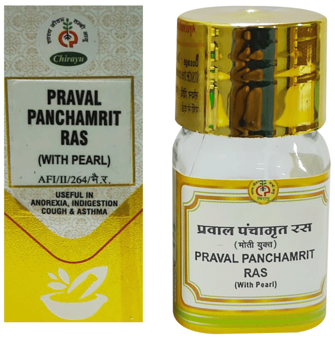 Chirayu Praval Panchamrit (Moti Yukt) Tablets | Grocsy