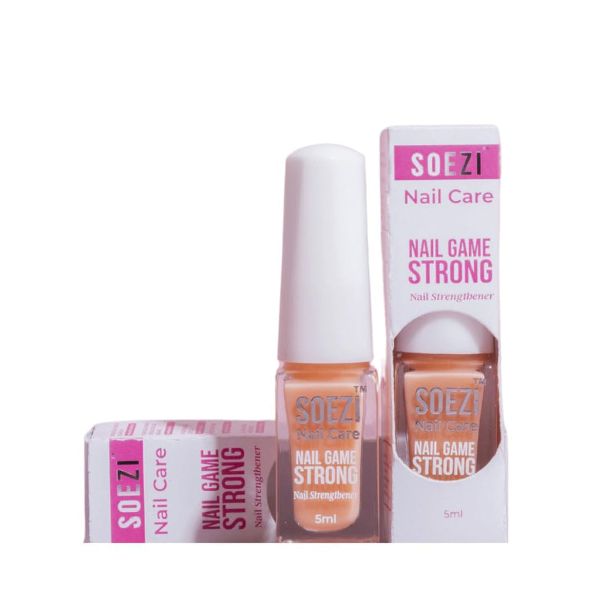 SOEZI Nail Game Strong - Nail Strengthener (Blush) | Grocsy