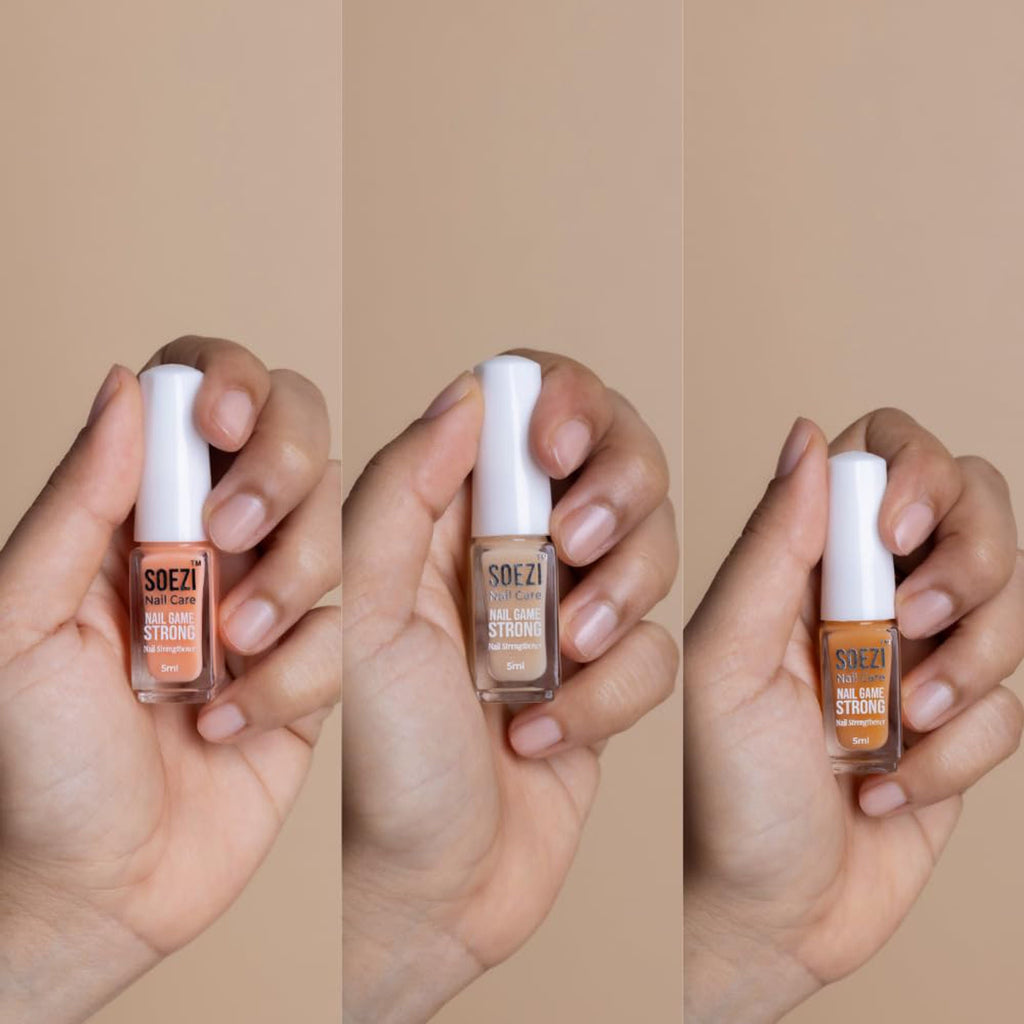 SOEZI Nail Game Strong - Nail Strengthener (Blush) | Grocsy