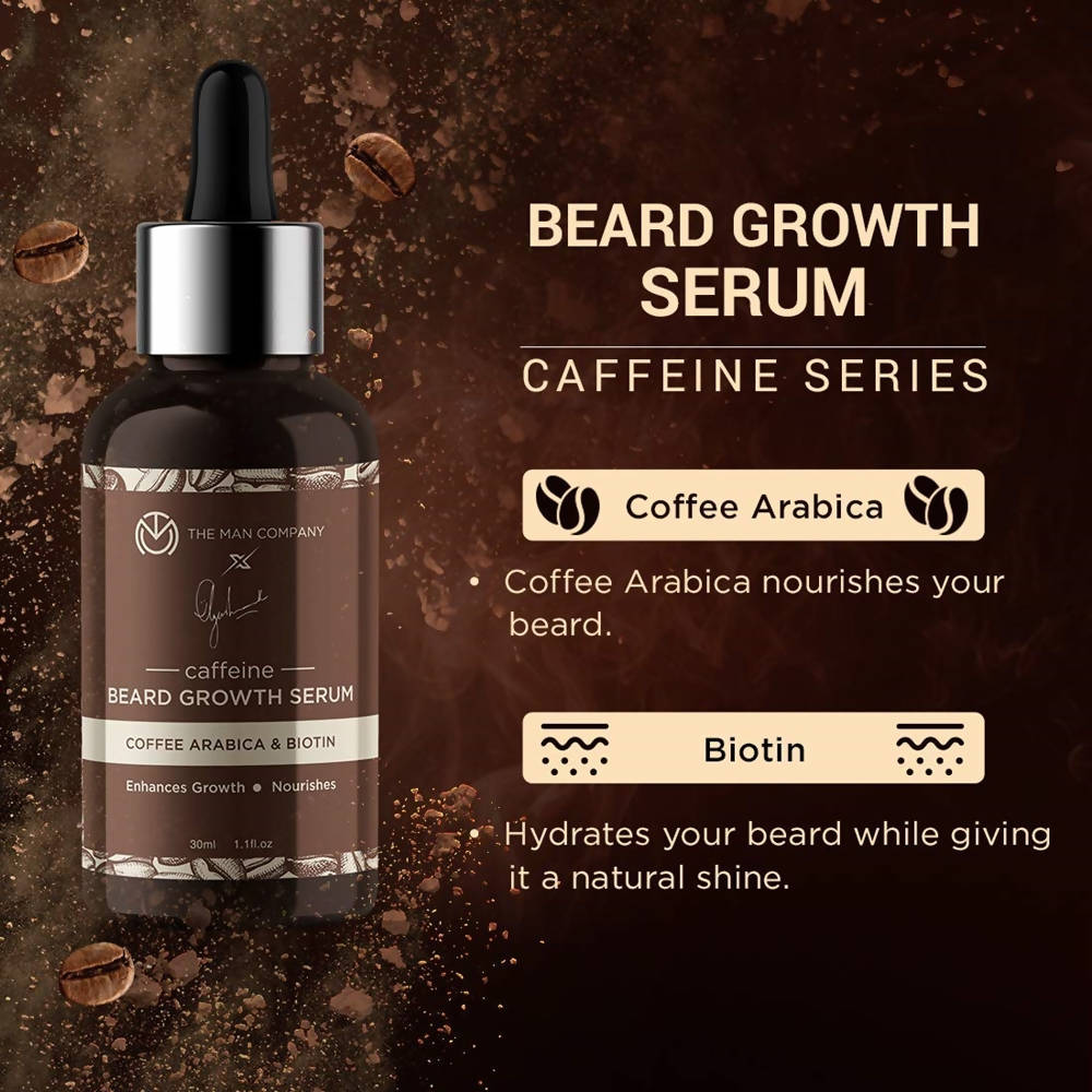 The Man Company Caffeine Beard Growth Serum | Grocsy