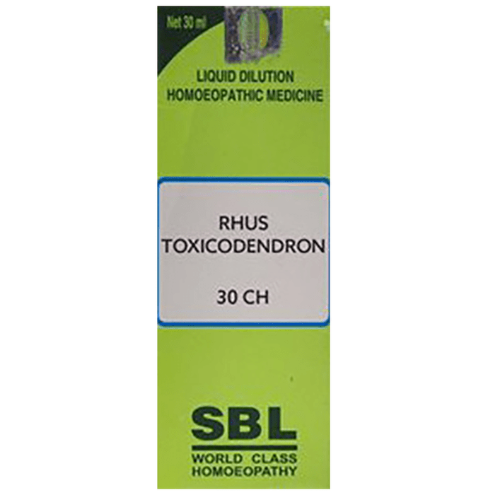 SBL Homeopathy Rhus Toxicodendron Dilution | Grocsy