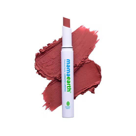 Mamaearth Moisture Matte Long Stay Lipstick-Carnation Nude | Grocsy