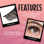 MARS Cosmetics Highlash False Eyelashes Set - 01 Natural | Grocsy