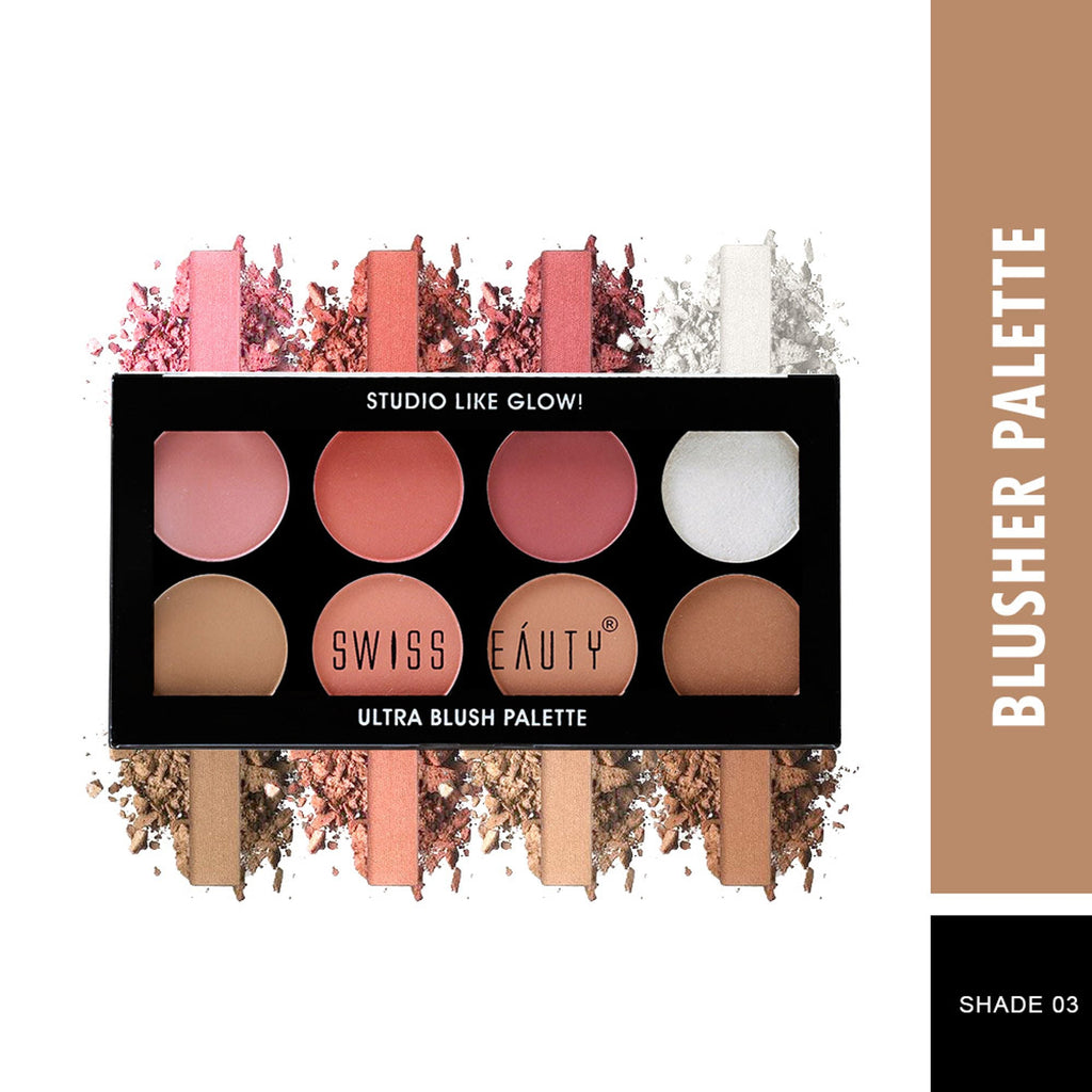 Swiss Beauty Ultra Blush Palette - Shade 03 | Grocsy