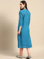 Sangria Women Tassel Detail Straight Kurta with Pocket | Grocsy