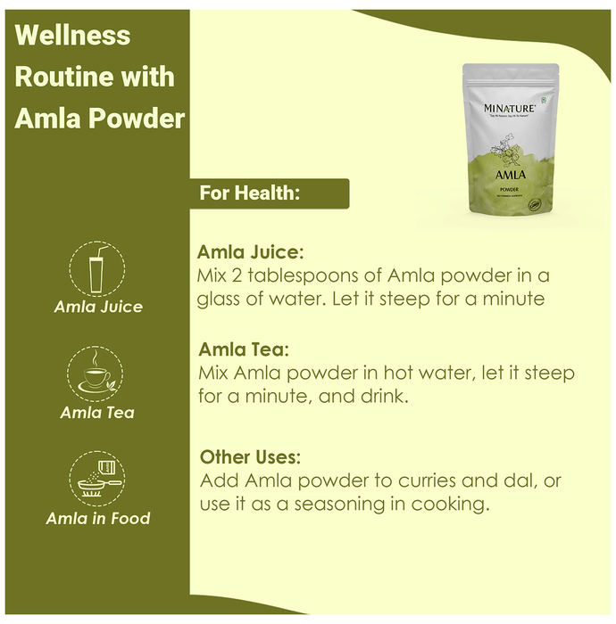 Minature Amla Organic Powder | Grocsy