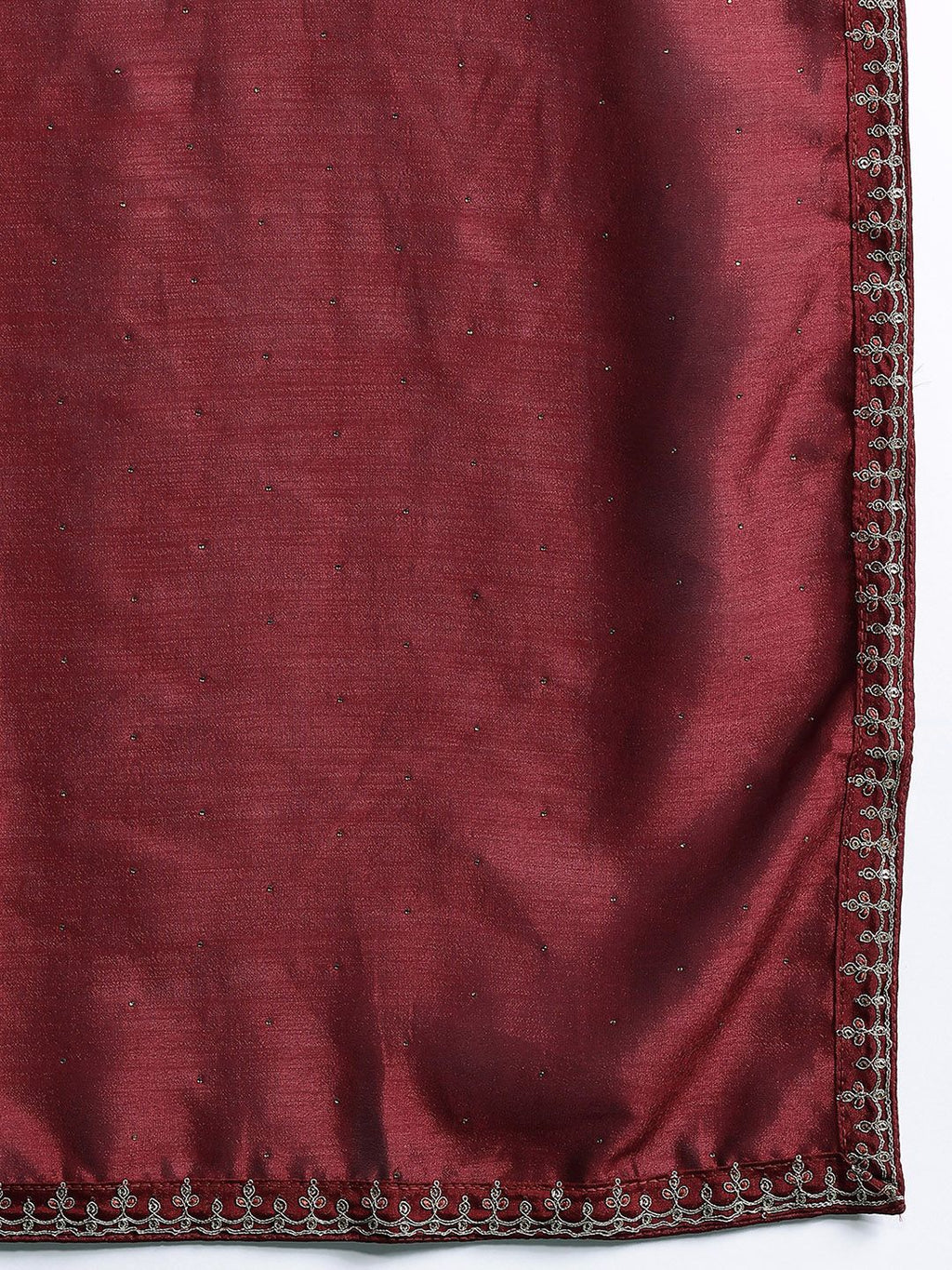 Indo Era Ethnic Motifs Yoke Design Sequinned Kurta with Trousers & Dupatta | Grocsy