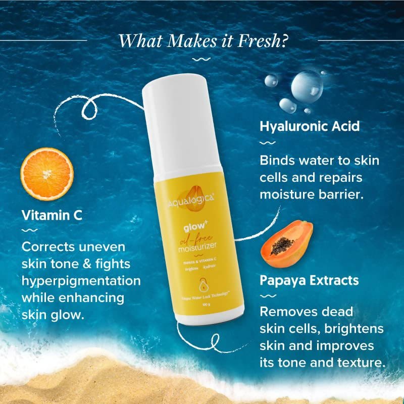 Aqualogica Glow+ Oil-Free Moisturizer | Grocsy