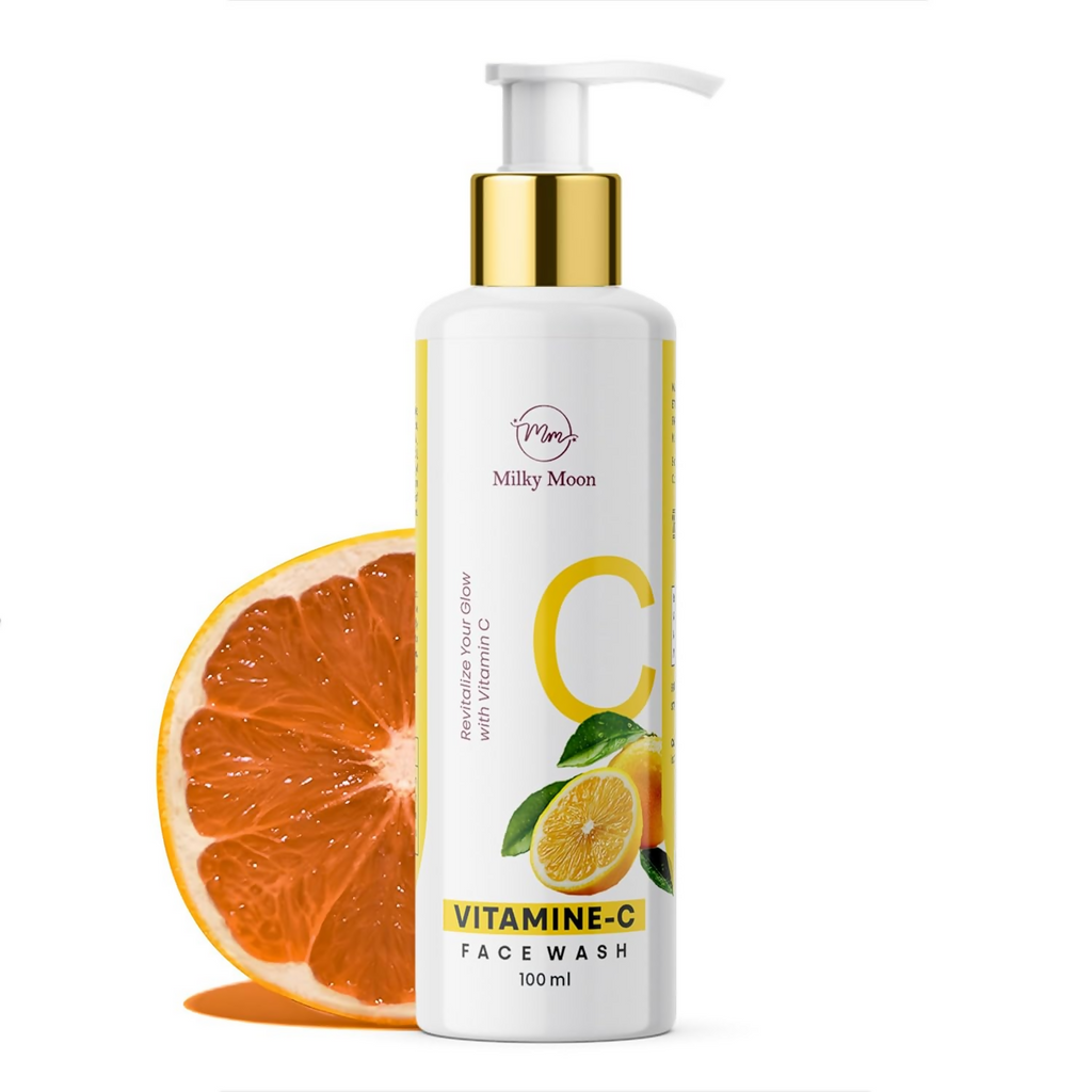 Milky Moon Vitamin C Face Wash for Brightening Face Cleanser | Grocsy