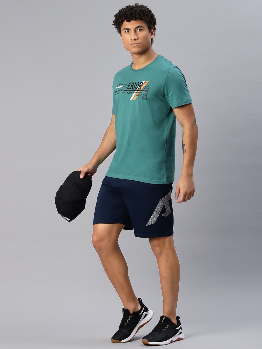Alcis Men Typography Printed T-shirt | Grocsy