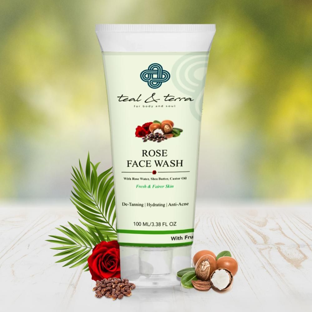 Teal and Terra Rose Face Wash | Grocsy