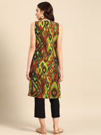 Sangria Women Ikat Printed Kurta | Grocsy
