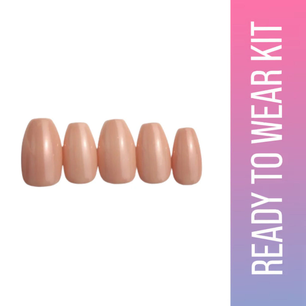 SOEZI Pastel Base Reusable Press On Nails - Application Kit | Grocsy