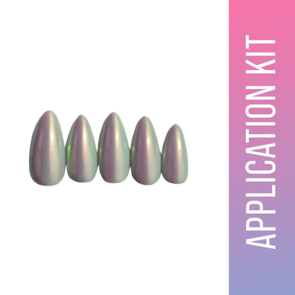 SOEZI Aurora Dreams Reusable Press On Nails - Application Kit | Grocsy