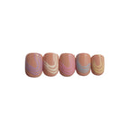 SOEZI Tropical Wave Reusable Press On Nails - Application Kit | Grocsy
