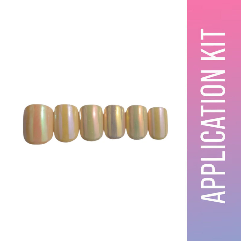 SOEZI Pearl Essence Reusable Press On Nails - Application Kit | Grocsy