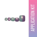 SOEZI Aurora Dreams Toezi Reusable Press On Nails - Application Kit | Grocsy