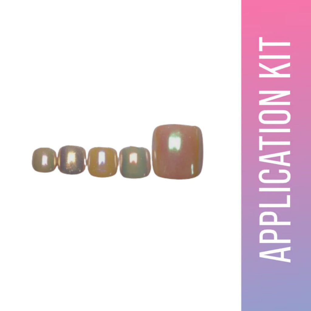 SOEZI Pearl Essence Toezi Reusable Press On Nails - Application Kit | Grocsy