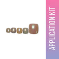 SOEZI Pearl Essence Toezi Reusable Press On Nails - Application Kit | Grocsy