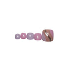 SOEZI Lilac Serenity Toezi Reusable Press On Nails - Application Kit | Grocsy