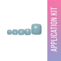 SOEZI Oceans Whisper Toezi Reusable Press On Nails - Application Kit | Grocsy