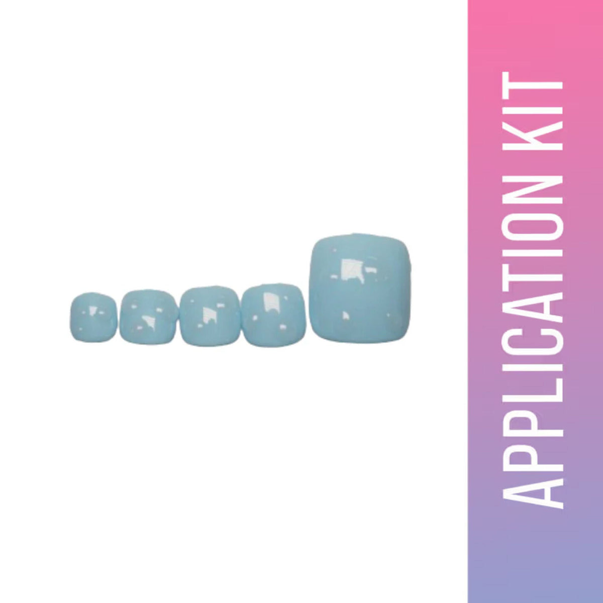 SOEZI Oceans Whisper Toezi Reusable Press On Nails - Application Kit | Grocsy