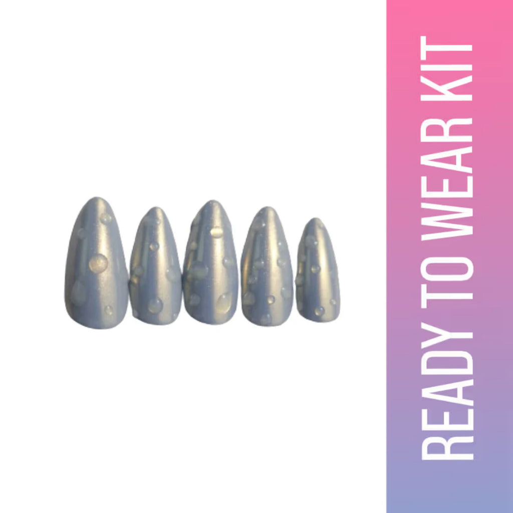 SOEZI Icey Spicy Reusable Press On Nails - Ready To Wear Kit | Grocsy
