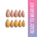 SOEZI Sunkissed Sunburn Reusable Press On Nails - Ready To Wear Kit | Grocsy