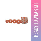 SOEZI Peachy Fuzz Toezi Reusable Press On Nails - Ready To Wear Kit | Grocsy