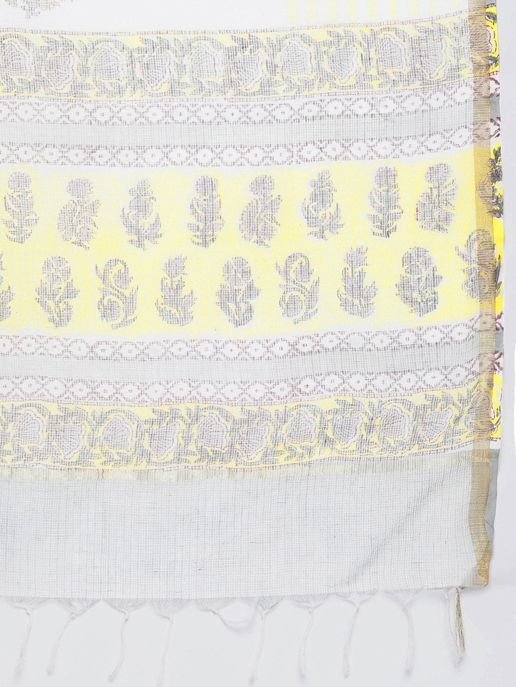 HERE&NOW Motifs Printed Regular Pure Cotton Kurta with Salwar & With Dupatta | Grocsy