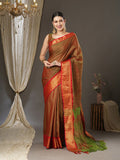 Saree Mall Woven Design Zari Festive Sarees | Grocsy