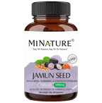 Minature Jamun Seed Fenugreek, Turmeric and Gymnema Powder Capsules | Grocsy