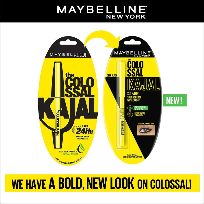 Maybelline New York Colossal Kajal,Black, 0.35g | Grocsy