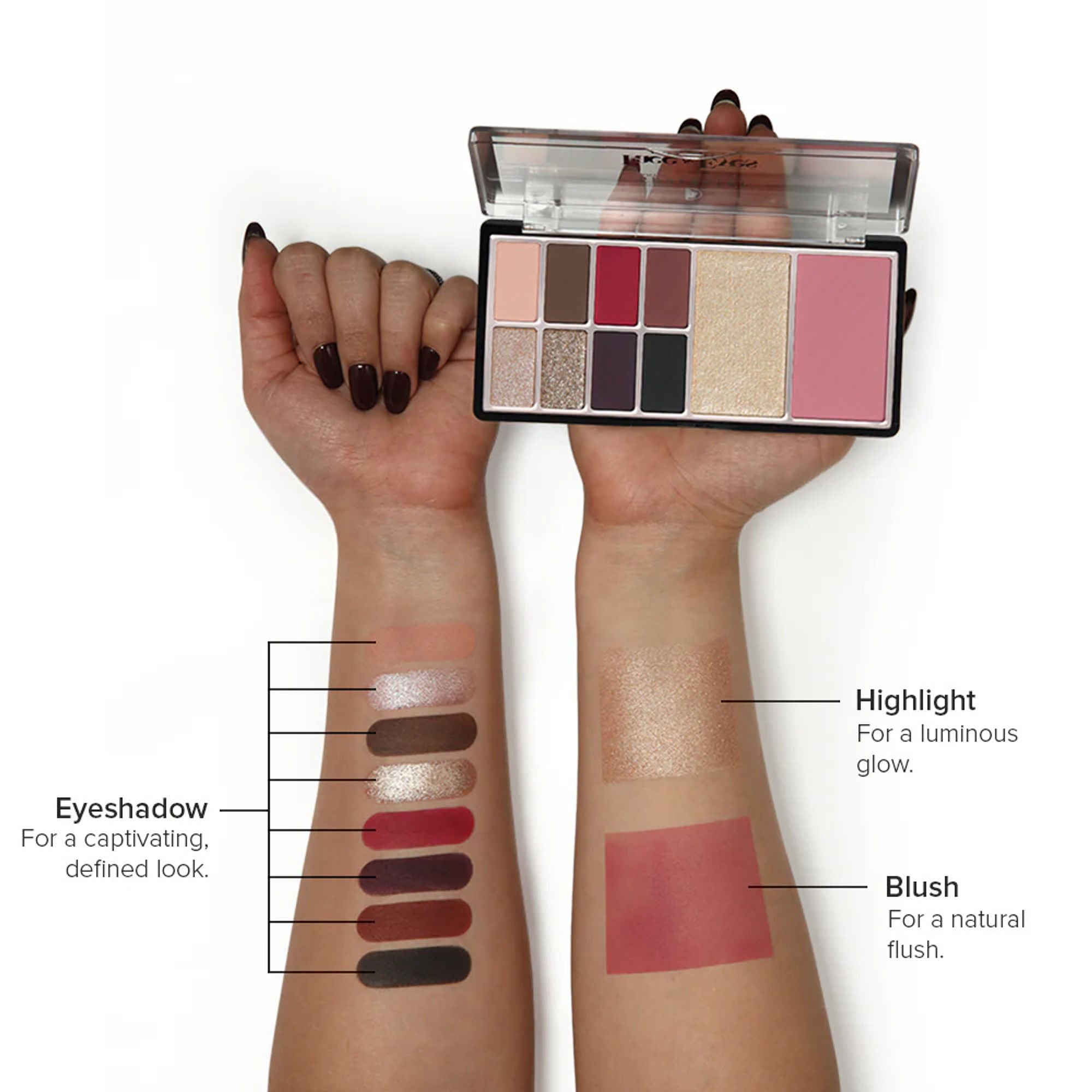 Character Face & Eyes Palette - Cfe003 | Grocsy
