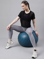 MKH Typography Printed Relaxed Fit Dri-FIT Sports T-shirt | Grocsy