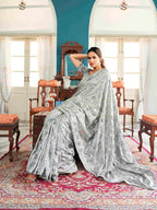 Tikhi Imli Embellished Sequinned Heavy Work Saree | Grocsy