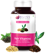 Bliss Welness Hair Vitamins Veg Tablet | Grocsy
