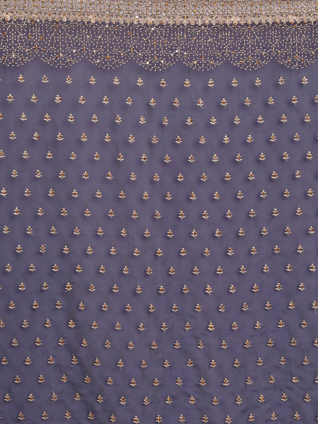 kasee Women Blue & Gold-Toned Floral Embroidered Art Silk Saree | Grocsy